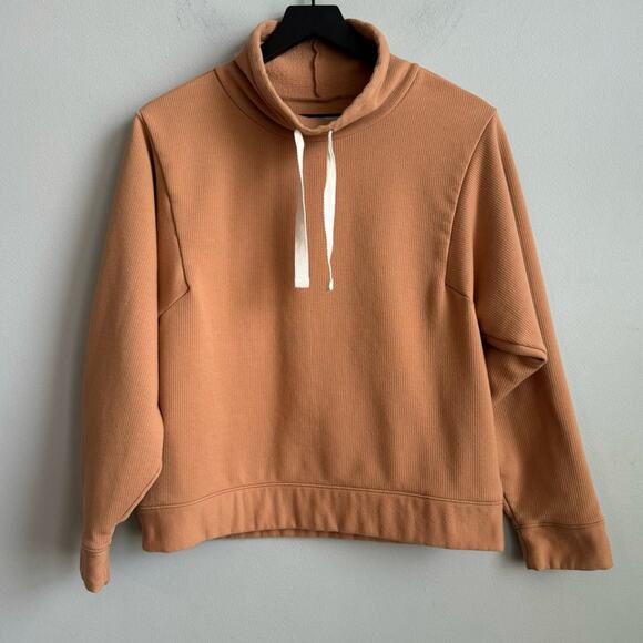 Madewell Ribbed Funnelneck Sweatshirt - Picture 4 of 12